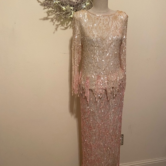 Vintage Dresses & Skirts - Vintage Sequin Skirt and Top
